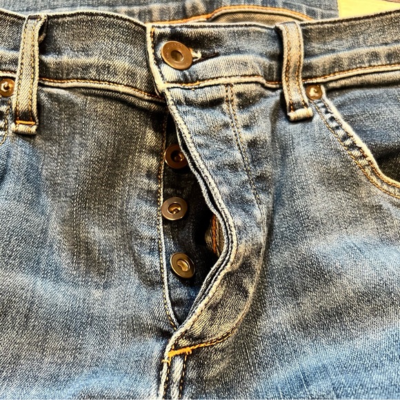 Rag & Bone Standard Issue Fit 1 Skinny Leg Jeans Blue Distressed Denim | 34 - Picture 5 of 11